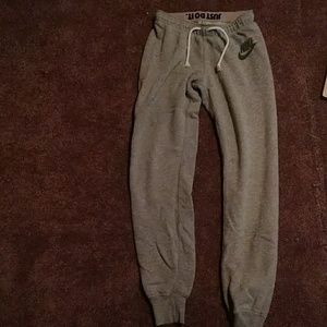 Nike sweat pants.